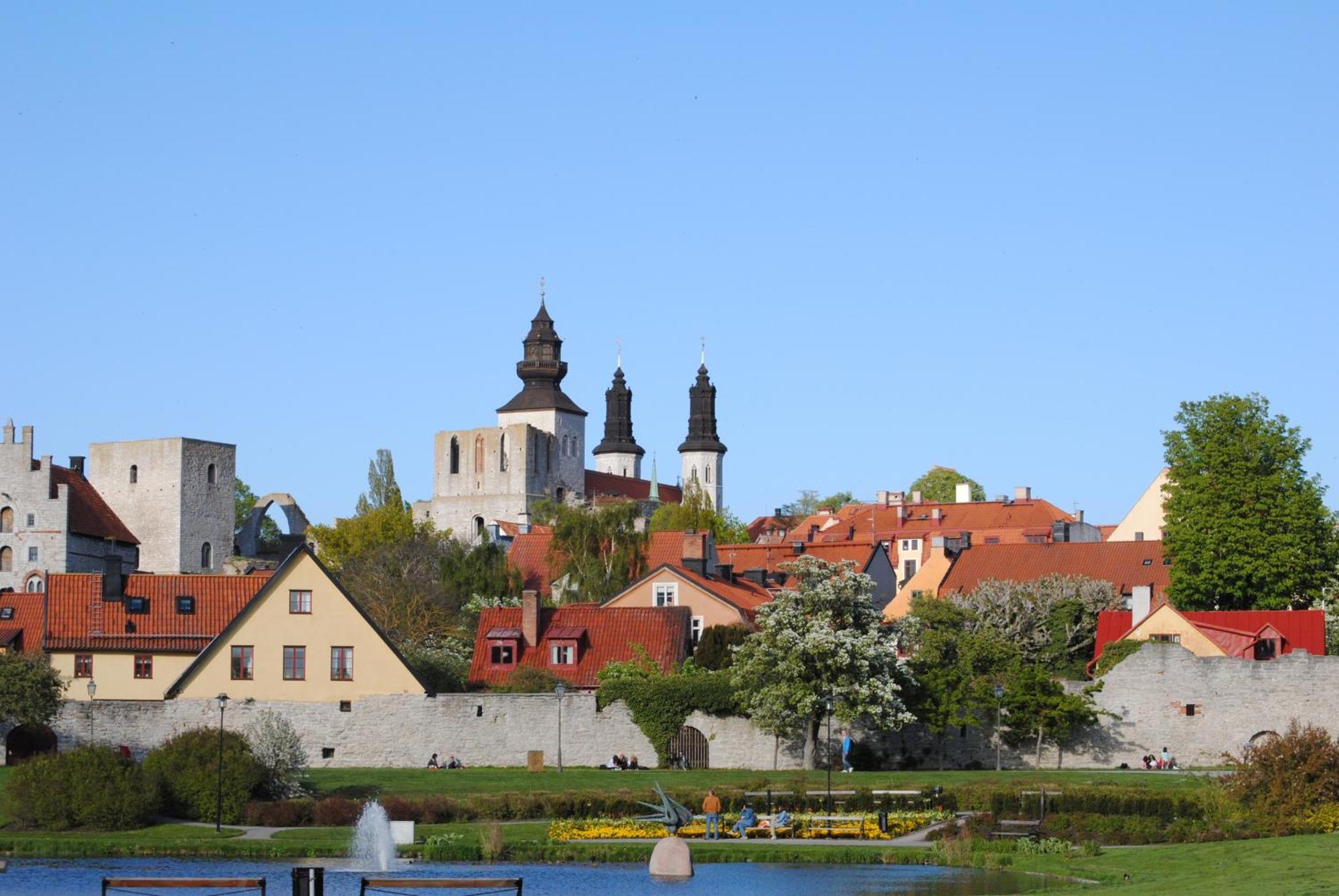 نزل Visby Logi & Vandrarhem المظهر الخارجي الصورة